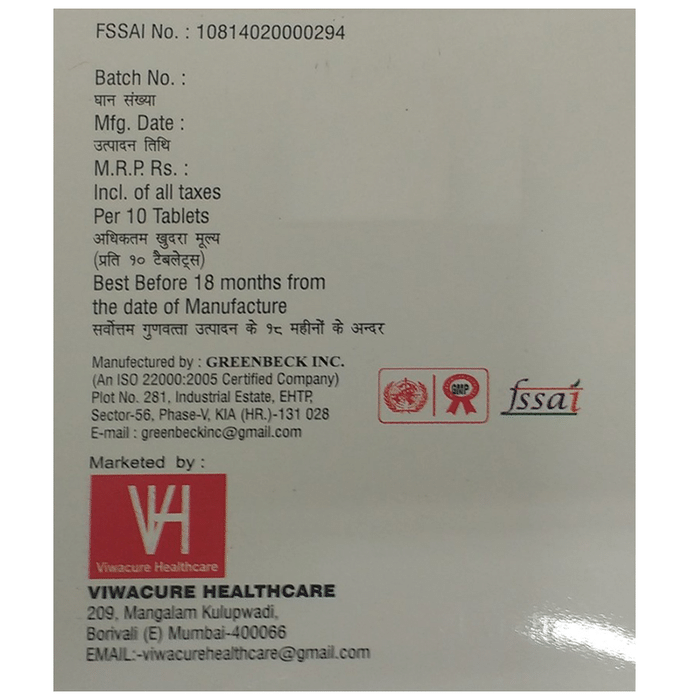 CD Neecare Tablet    Glucosamine 750mg + Diacerein 50mg + Methyl Sulfonyl Methane 250mg