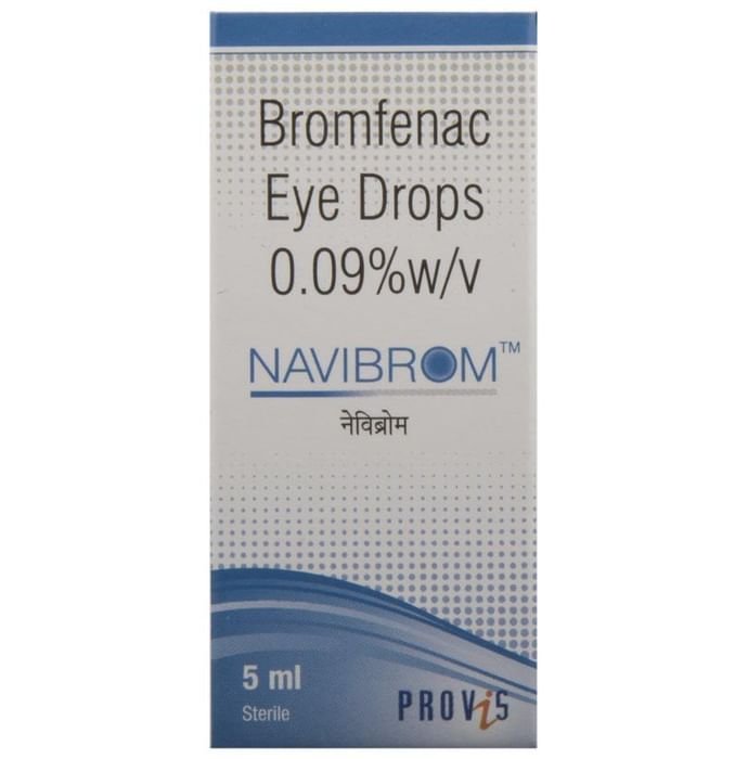 Navibrom Eye Drop    Bromfenac 0.09% w/v