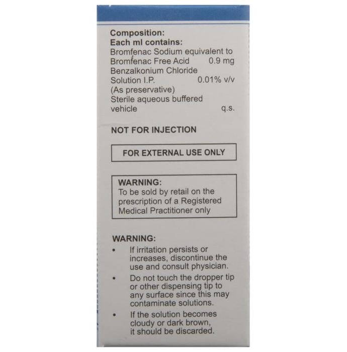 Navibrom Eye Drop    Bromfenac 0.09% w/v