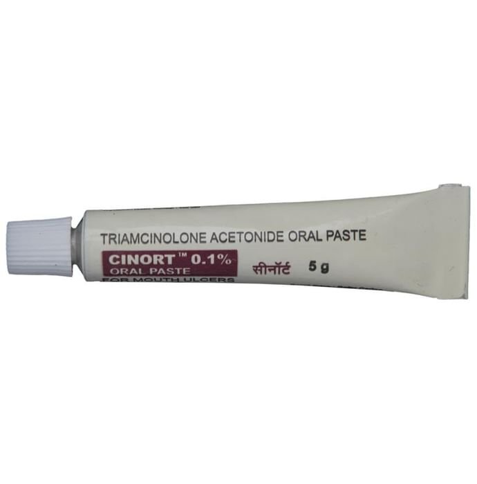Cinort 0.1% Oral Paste    Triamcinolone 0.1% w/w