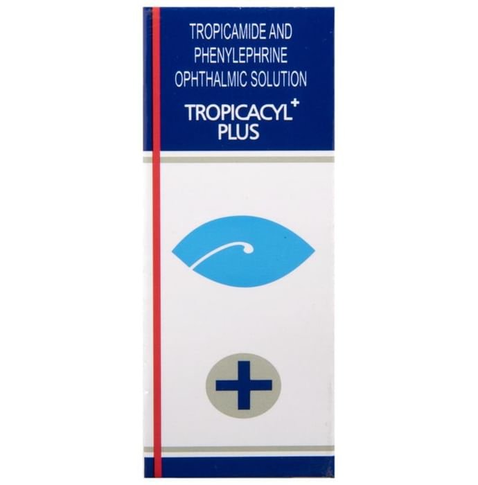 Tropicacyl Plus Eye Drops    Phenylephrine 5% w/v + Tropicamide 0.8% w/v