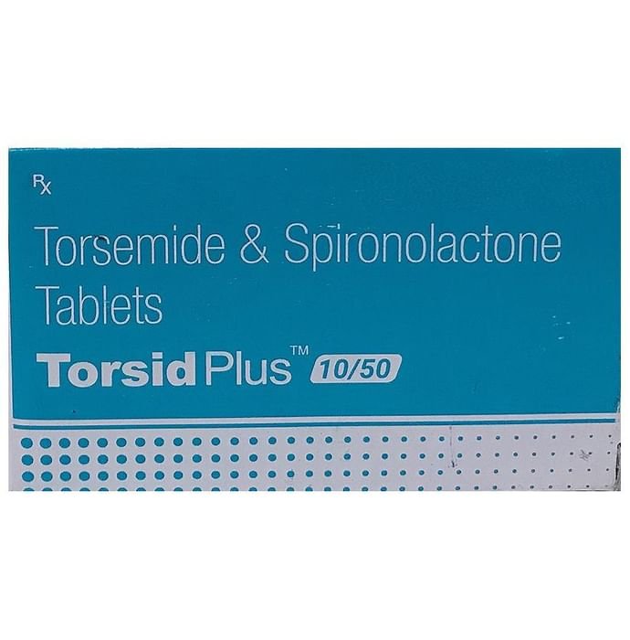 Torsid Plus 10/50 Tablet    Spironolactone 50mg + Torasemide 10mg