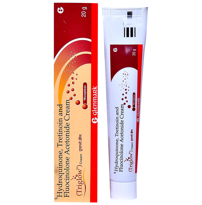 Triglow Cream    Hydroquinone 2% w/w + Tretinoin 0.05% w/w + Fluocinolone acetonide 0.01% w/w