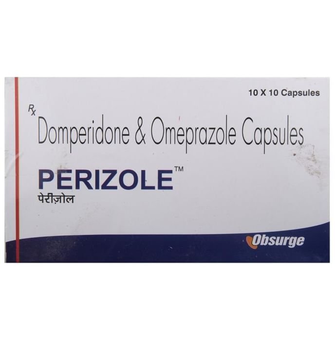 Perizole Capsule    Domperidone 10mg + Omeprazole 20mg