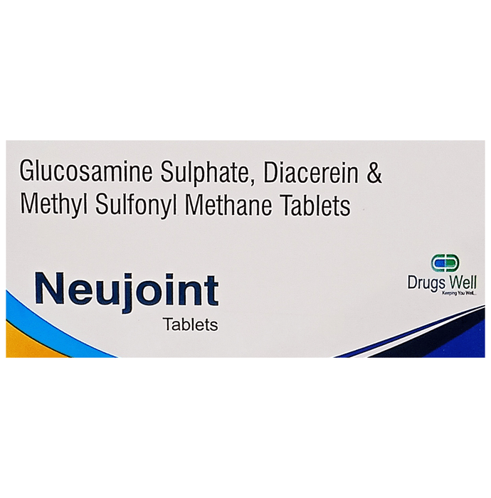 Neujoint Tablet    Diacerein 50mg + Glucosamine Sulfate Potassium Chloride 750mg + Methyl Sulfonyl M