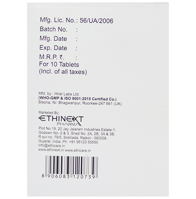 Ethizine 2.5 Tablet MD    Levocetirizine 2.5mg