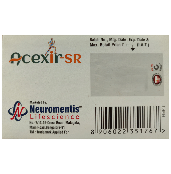 Acexir-SR Tablet    Aceclofenac 200mg