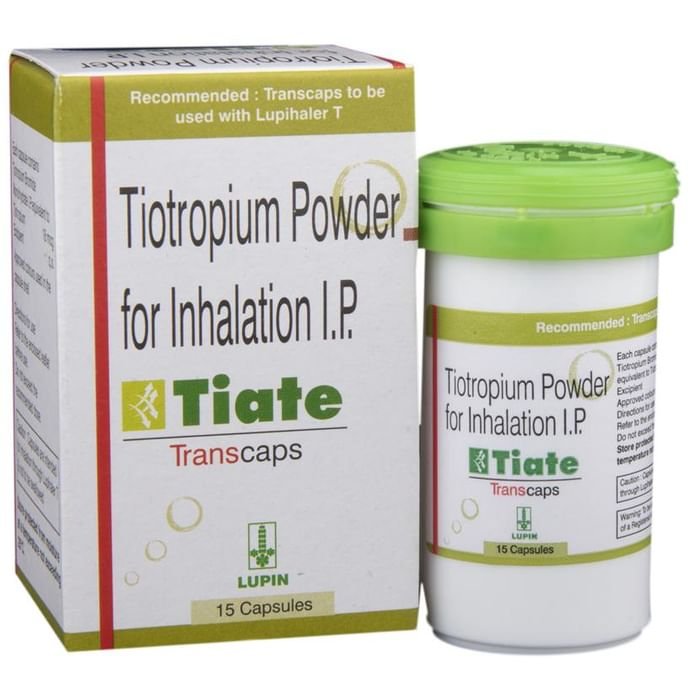 Tiate 18mcg Transcaps    Tiotropium 18mcg