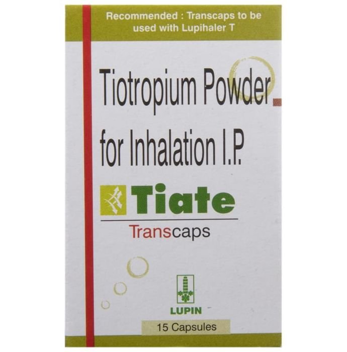 Tiate 18mcg Transcaps    Tiotropium 18mcg