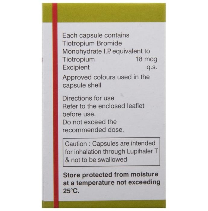 Tiate 18mcg Transcaps    Tiotropium 18mcg