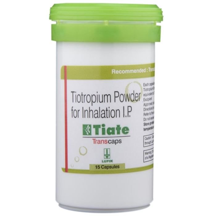 Tiate 18mcg Transcaps    Tiotropium 18mcg