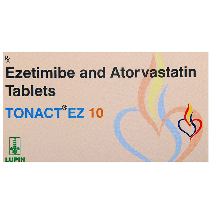 Tonact EZ Tablet    Atorvastatin 10mg + Ezetimibe 10mg