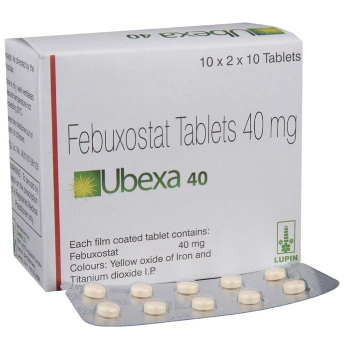 Ubexa 40 Tablet    Febuxostat 40mg