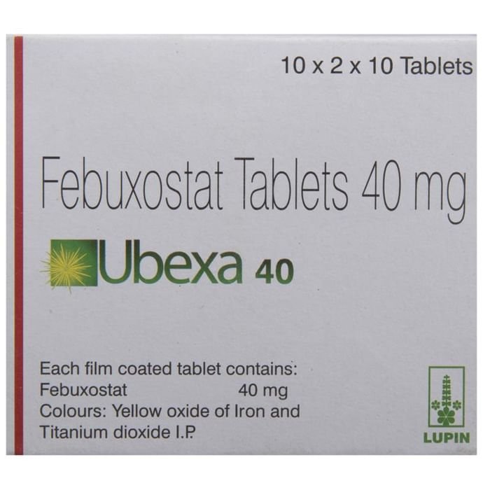 Ubexa 40 Tablet    Febuxostat 40mg