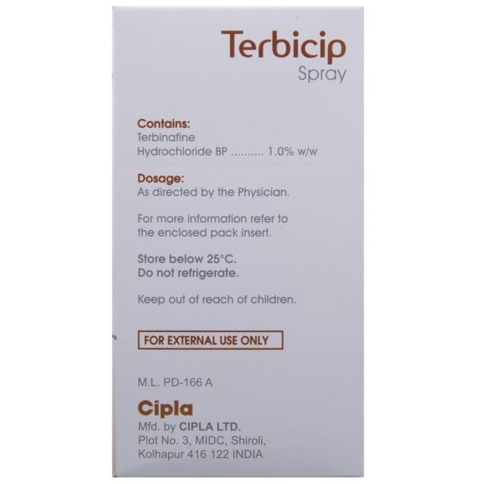 Terbicip Spray    Terbinafine 1% w/v