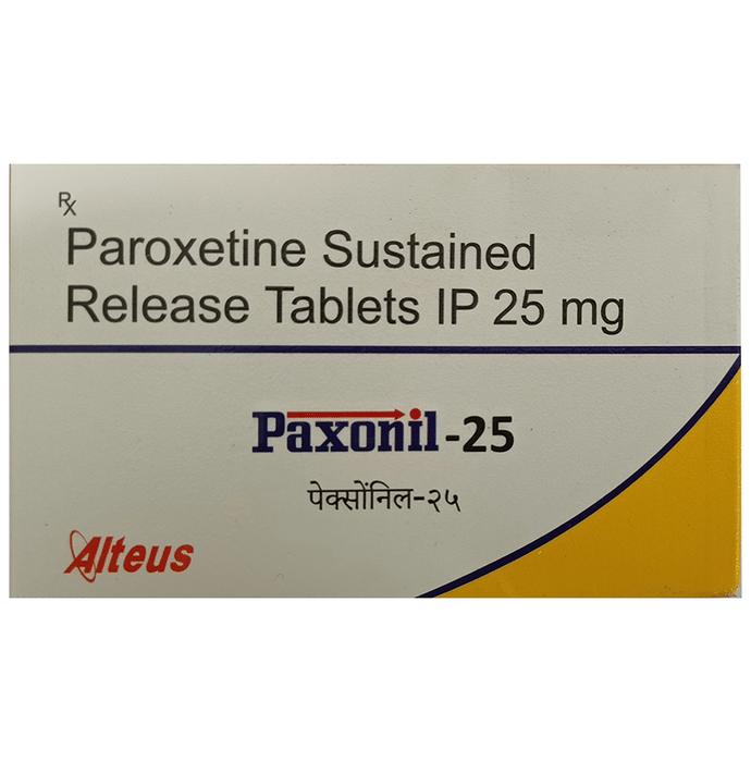 Paxonil 25 Tablet SR    Paroxetine 25mg