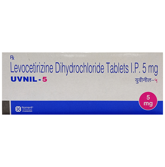 Uvnil 5 Tablet    Levocetirizine 5mg