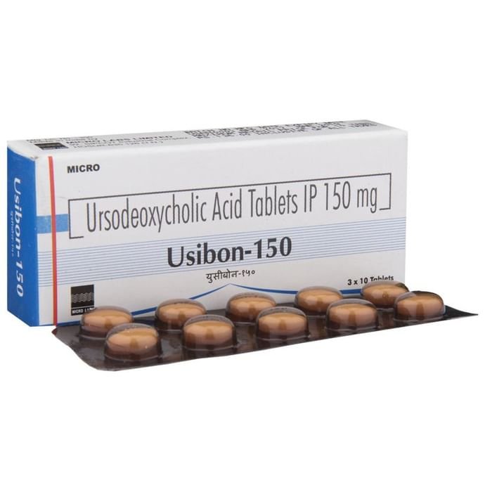 Usibon 150 Tablet    Ursodeoxycholic Acid 150mg