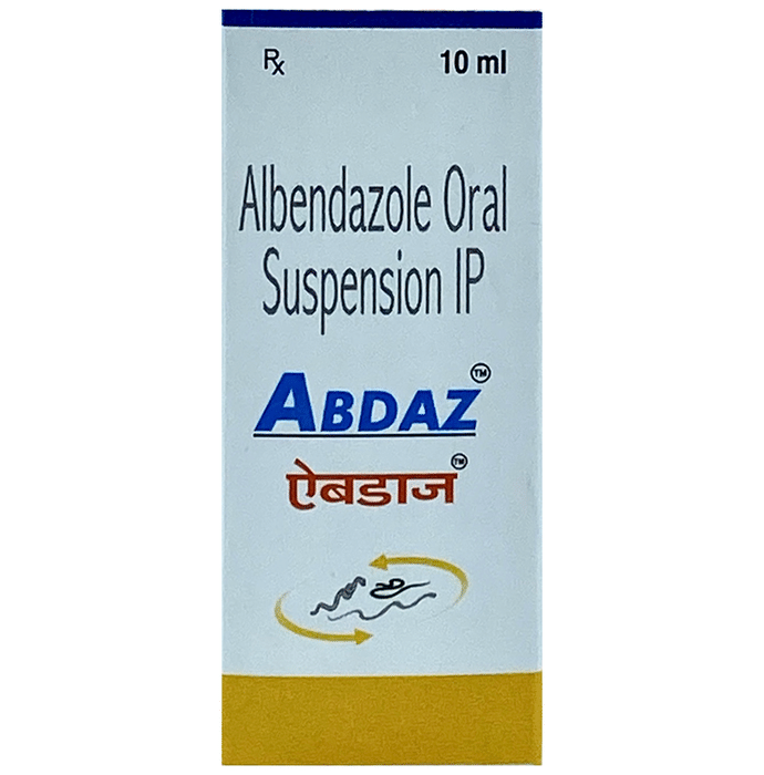 Abdaz Oral Suspension    Albendazole 200mg/5ml