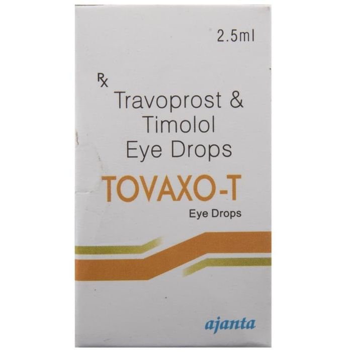 Tovaxo-T Eye Drop    Timolol 5mg + Travoprost 40mcg