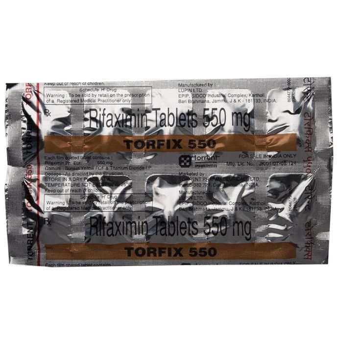 Torfix 550 Tablet    Rifaximin 550mg