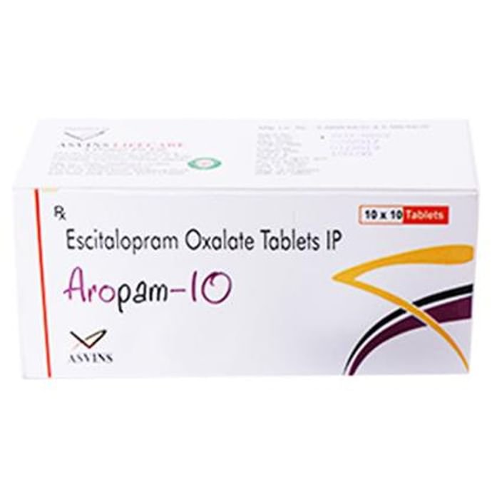 Aropam 10 Tablet    Escitalopram Oxalate 10mg