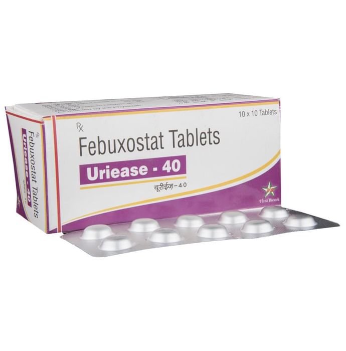 Uriease 40 Tablet    Febuxostat 40mg
