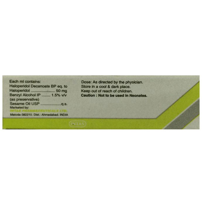 Trancodol LA Injection    Haloperidol Decanoate 50mg/ml