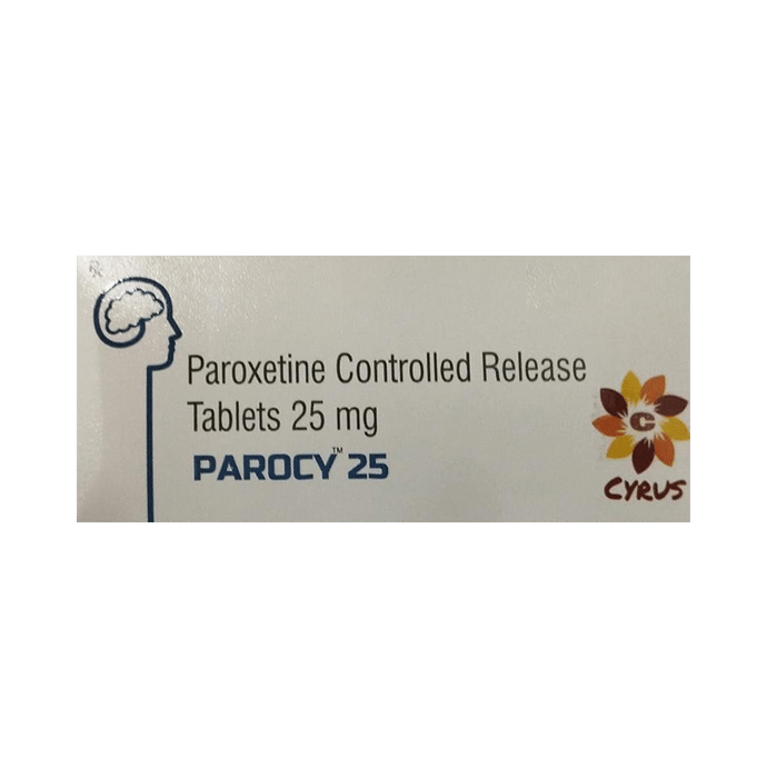 Parocy 25 Tablet CR    Paroxetine 25mg