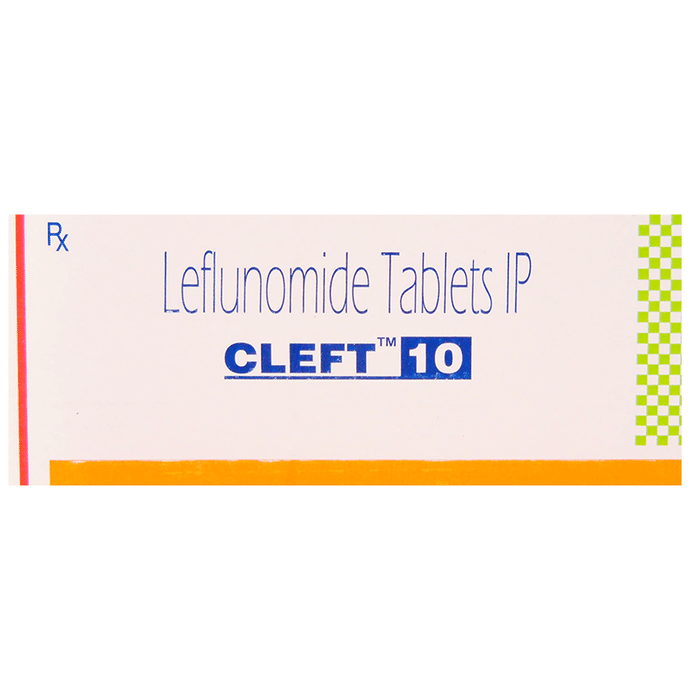 Cleft 10 Tablet    Leflunomide 10mg