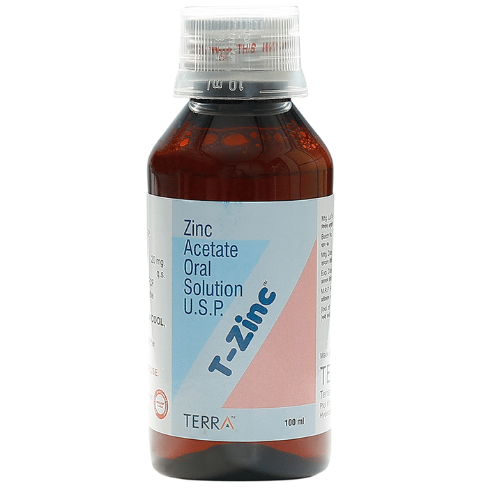 T-Zinc Syrup    Zinc Gluconate 20mg