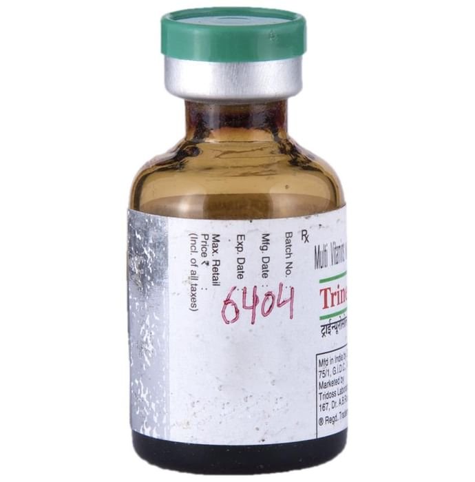 Trineurosol HV Injection    Hydroxocobalamin 1000mcg + Vitamin B6 Pyridoxine 1.5mg + Folic Acid 15mg