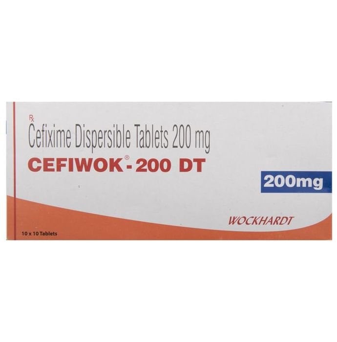 Cefiwok 200 DT Tablet    Cefixime 200mg