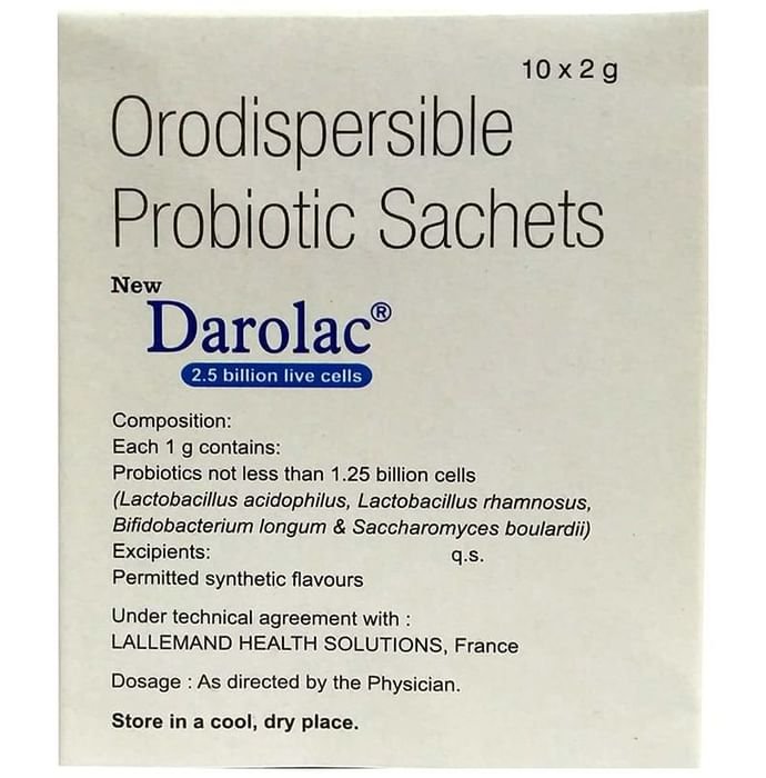 Darolac Sachet    Lactobacillus 2.5Billion cells