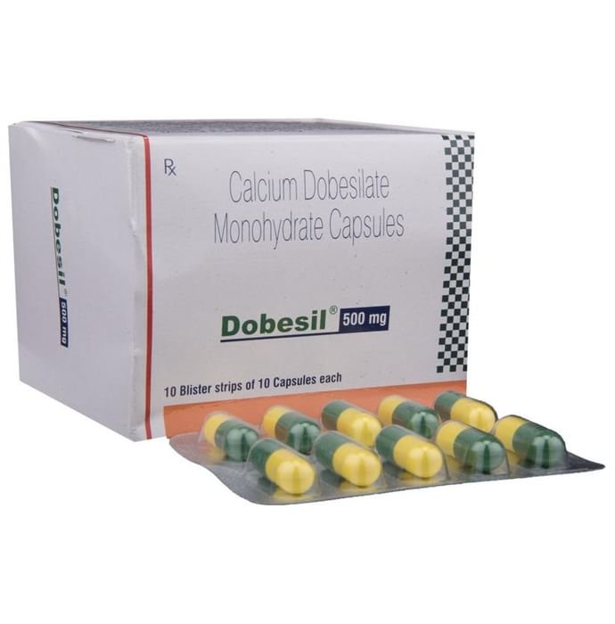 Dobesil 500mg Capsule    Calcium Dobesilate 500mg