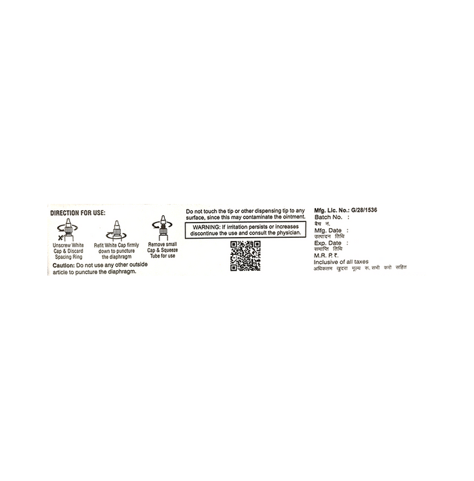 Tobizap Eye Ointment    Tobramycin 0.3% w/w