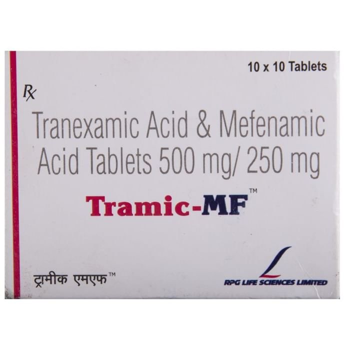 Tramic-MF Tablet    Tranexamic Acid 500mg + Mefenamic Acid 250mg