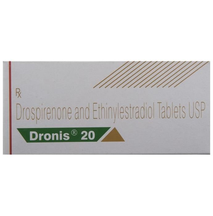 Dronis 20 Tablet    Ethinyl Estradiol 0.02mg + Drospirenone 3mg