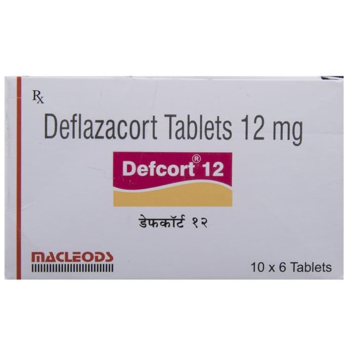 Defcort 12 Tablet    Deflazacort 12mg
