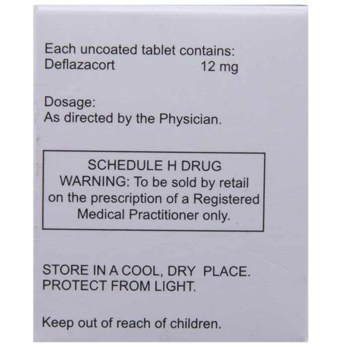 Defcort 12 Tablet    Deflazacort 12mg