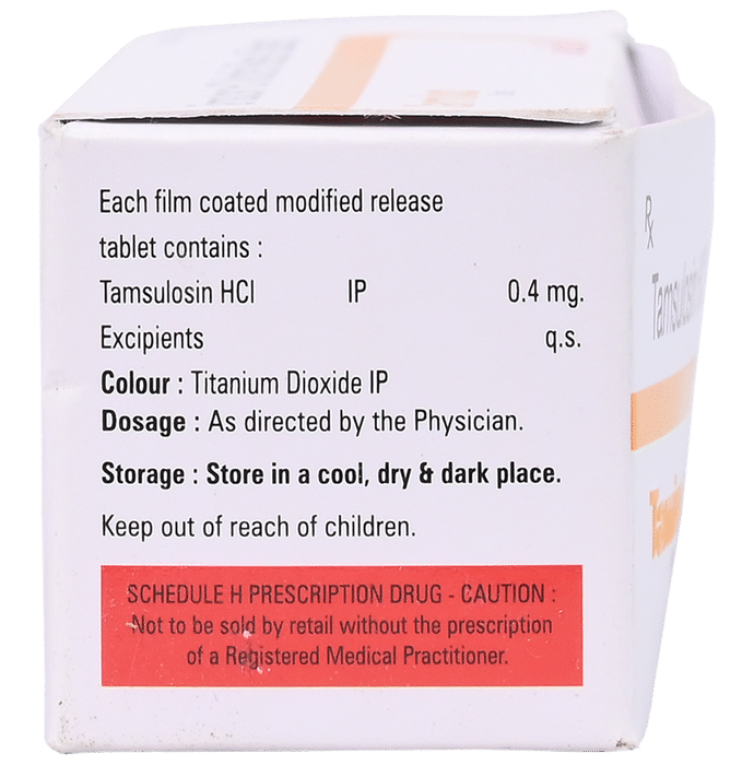 Tamixo Tablet MR    Tamsulosin 0.4mg