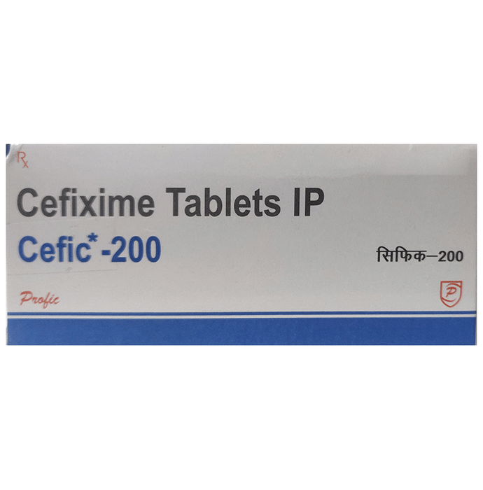 Cefic 200 Tablet    Cefixime 200mg
