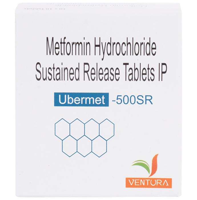 Ubermet 500SR Tabet    Metformin 500mg