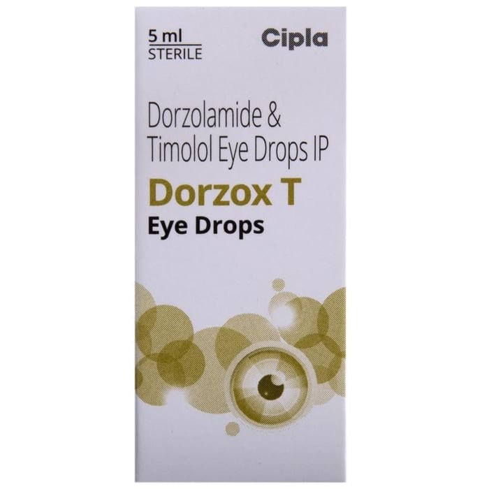 Dorzox T Eye Drop    Dorzolamide 2% w/v + Timolol 0.5% w/v