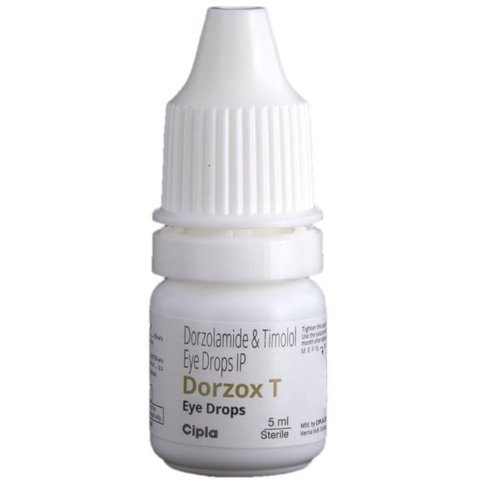 Dorzox T Eye Drop    Dorzolamide 2% w/v + Timolol 0.5% w/v