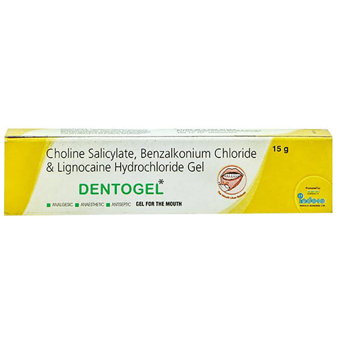 Dentogel    Choline Salicylate 8.7% w/w + Lidocaine 2% w/w
