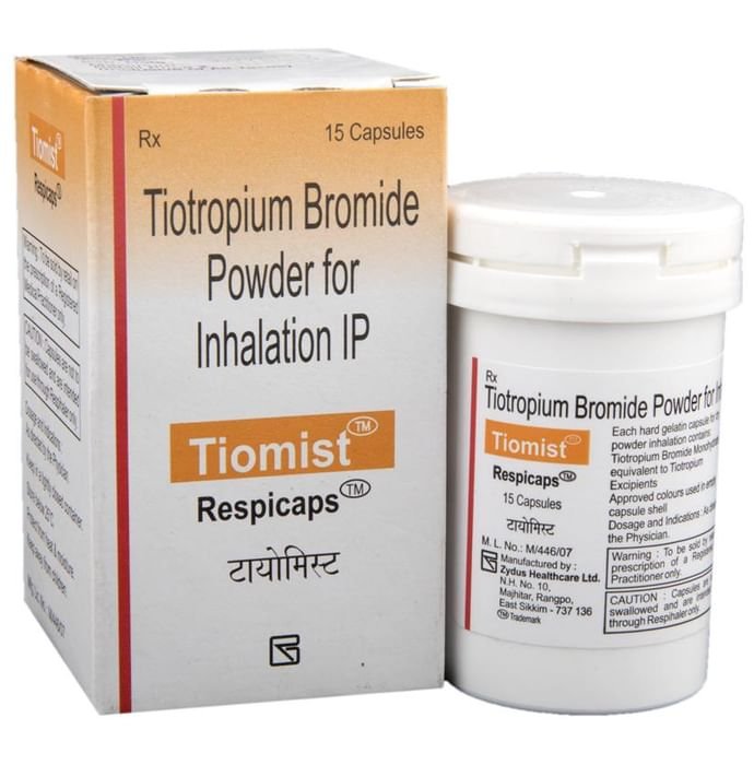 Tiomist Respicap    Tiotropium 18mcg