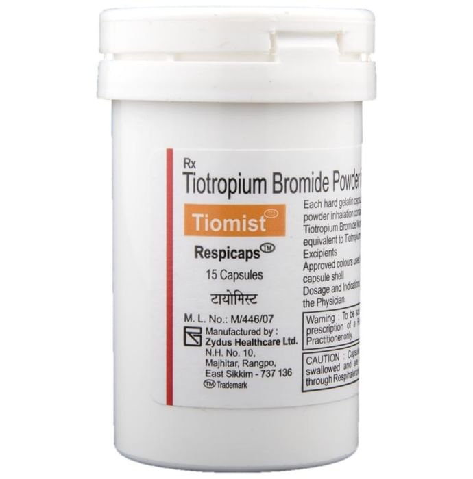 Tiomist Respicap    Tiotropium 18mcg