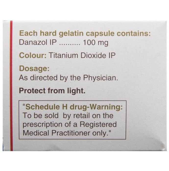 Danogen 100 Capsule    Danazol 100mg