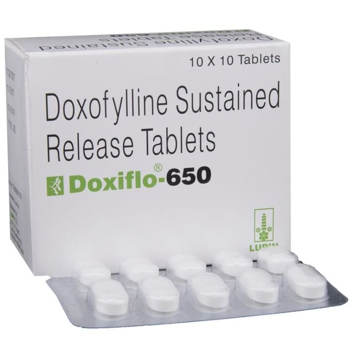 Doxiflo 650 Tablet SR    Doxofylline 650mg